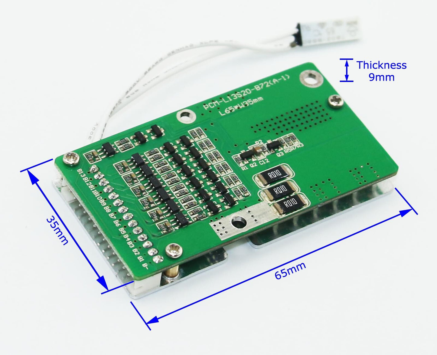 FMA 13S 46.8V 48V Li-ion Li-Po Battery Protect Circuit Management Board PCM BMS