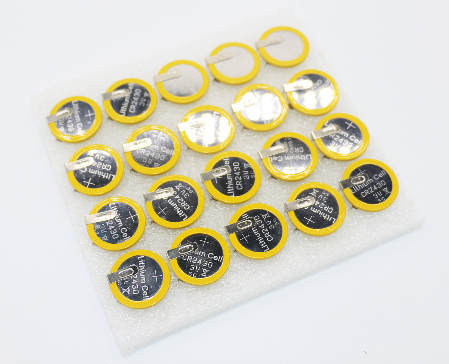 100pcs Button Coin 3V Primary Battery CR2016 CR2025 CR2032 CR2354 CR2430 CR2450