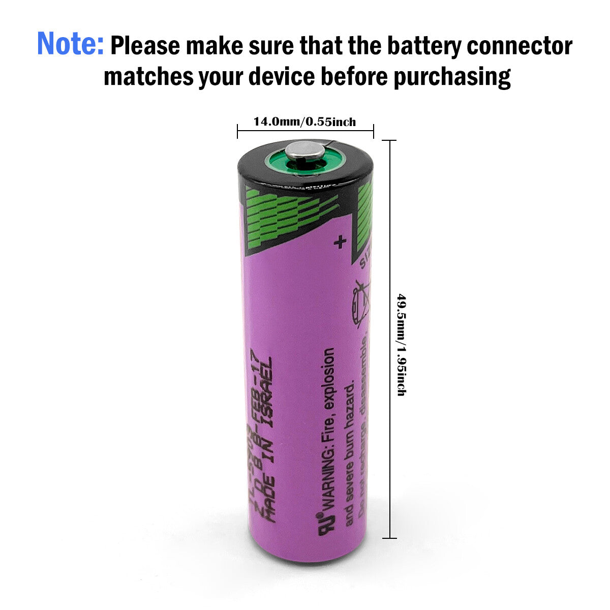 3.6V Primary Lithium Battery TL-5920 TL5903 TL5930 for PLC CNC Data Backup Power