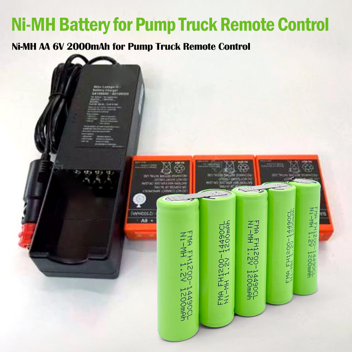 BA225030 Crane Controller Home Alarm System 6V 600-2000mAh Ni-MH Battery