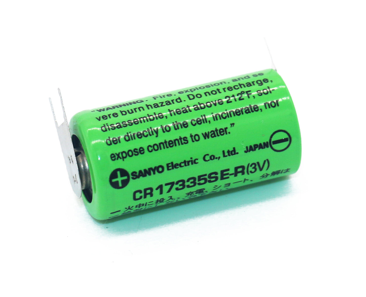 3V Primary Lithium Battery CR17335 (Multiple PIN Configurations) for PLC CNC Chip Data Backup