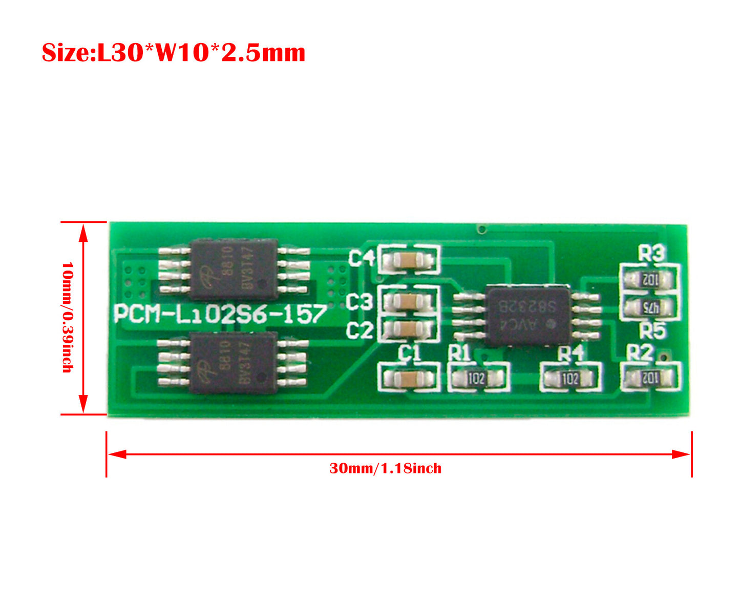 FMA 2S 7.2V 7.4V Li-ion Li-Po Rechargeable Battery Protection Board BMS PCM 2.5A