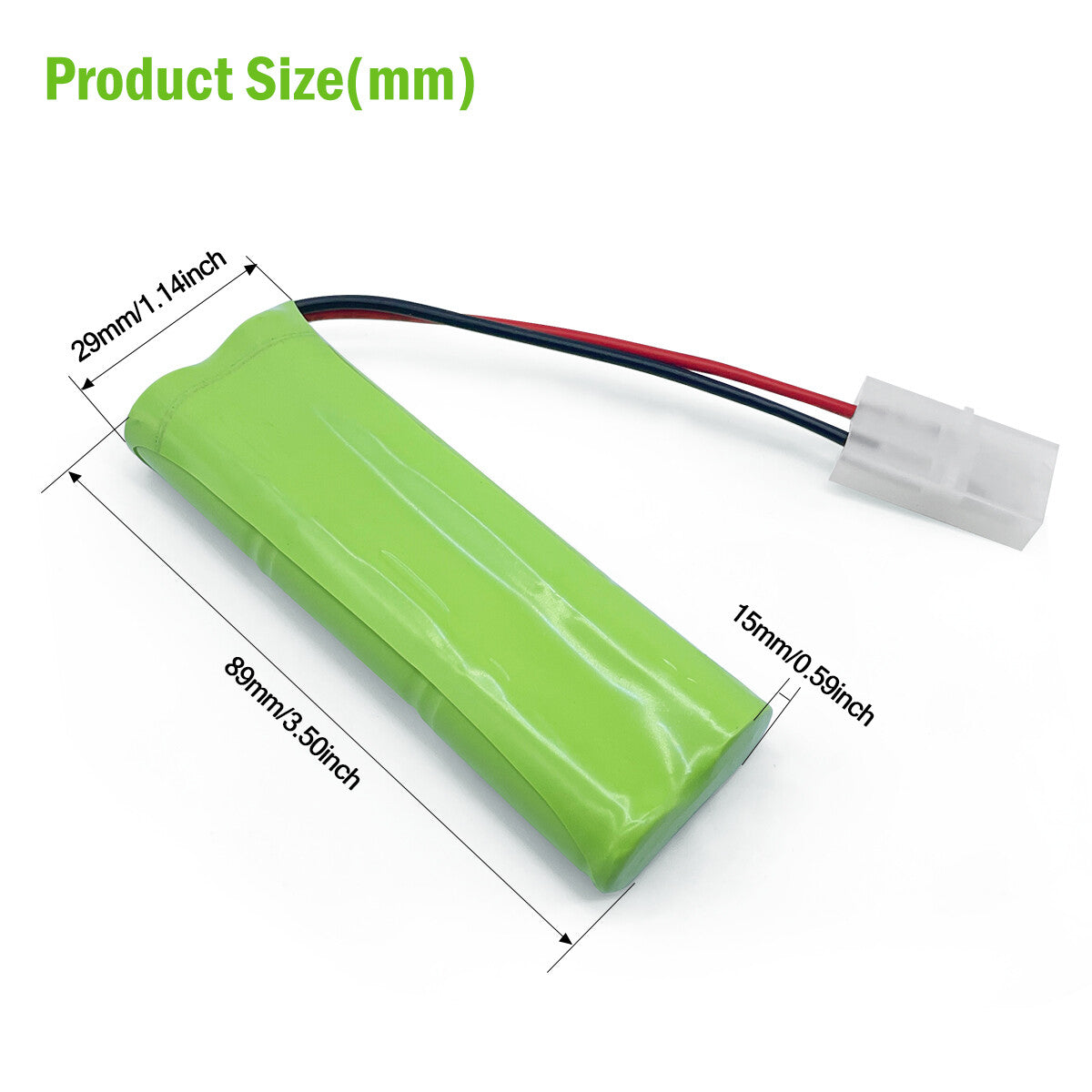 Ni-MH 7.2V 0.5-0.7Ah Battery for Accu Alarm Control Panel GETRONIC GT2200