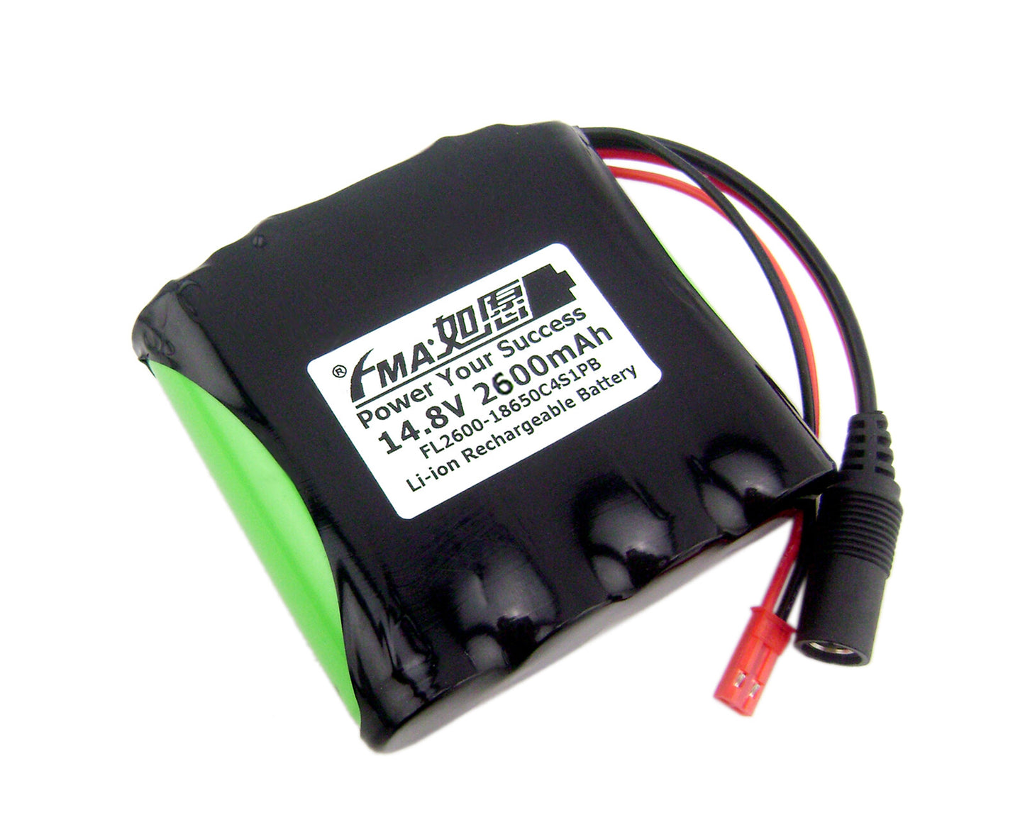 14.8V 2.2-3.5Ah Li-ion Battery for Mini Portable Cooler Box DC5521+SYP Connector FMA Cell 2.6Ah