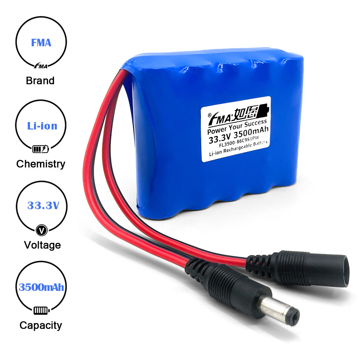 Portable Testing Device Medical Equipment 32.4V 33.3V 2.6-3.5Ah Li-ion Battery