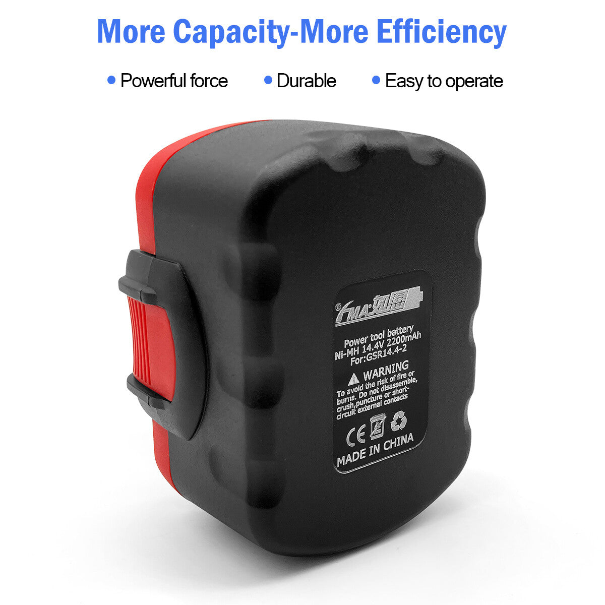 14.4V Ni-MH/Ni-Cd Rechargeable Battery for BOSCH Electric Drill BAT038 BAT040 BAT041