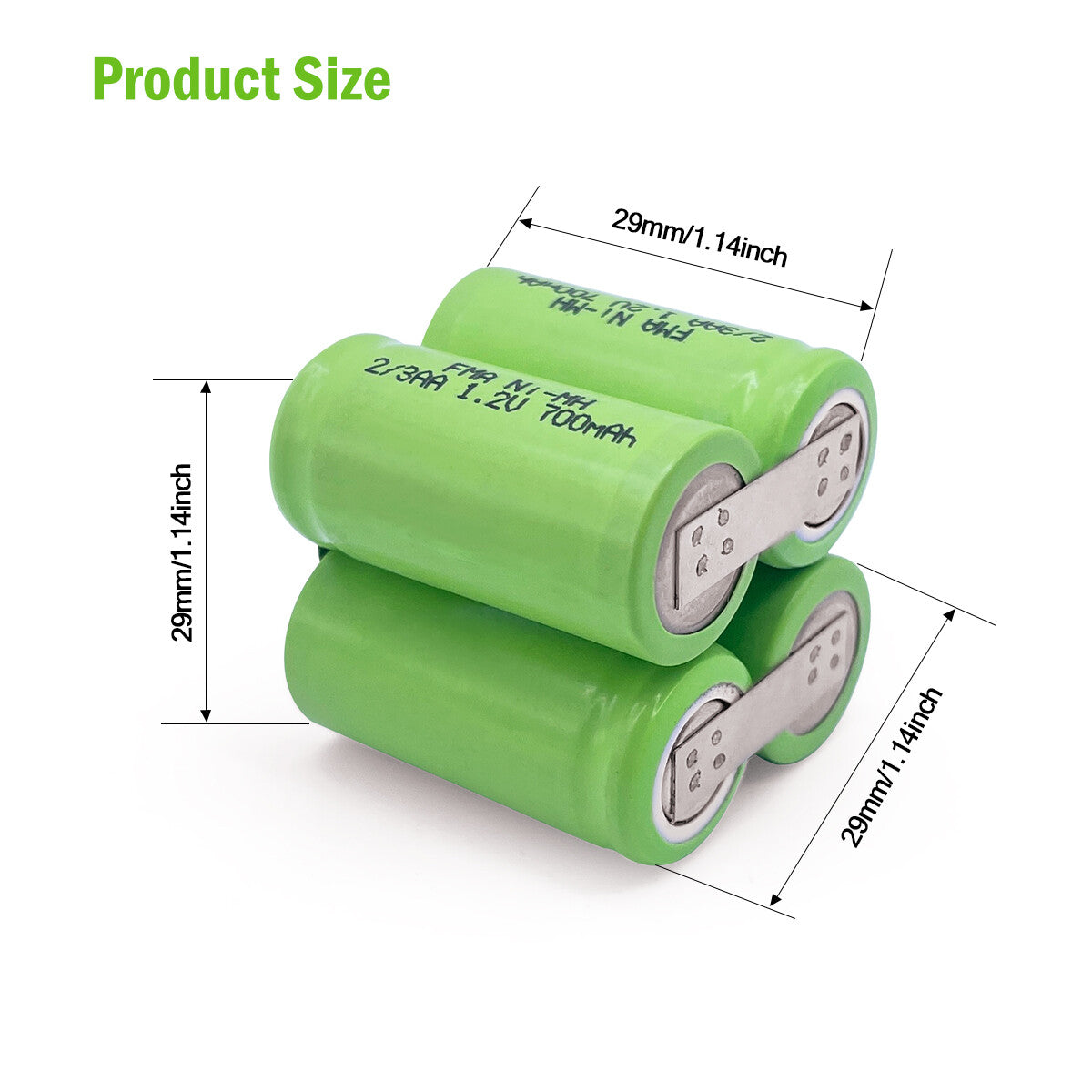 Wine Bottle Opener Shaver Razor Hair Removal Ni-MH 4.8V 0.5-0.7Ah Battery