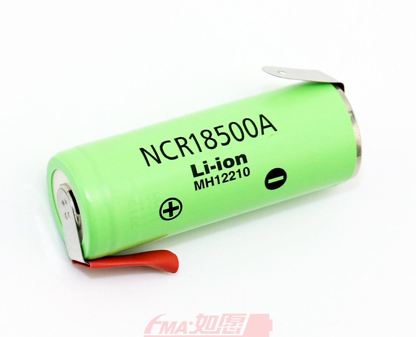 FMA 3.7V Li-ion Rechargeable Battery with Solder Tabs 14500 750mAh / 16650 2000-2500mAh / 18500 2040mAh (2pcs)