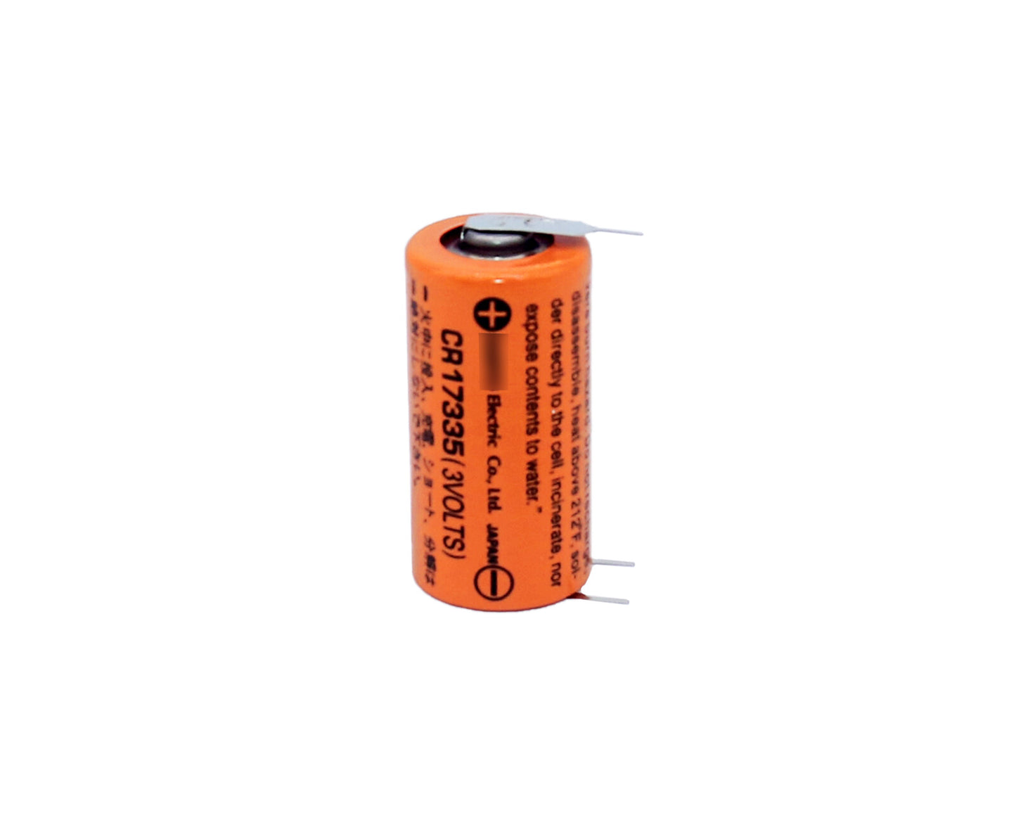 3V Primary Lithium Battery CR17335 (Multiple PIN Configurations) for PLC CNC Chip Data Backup