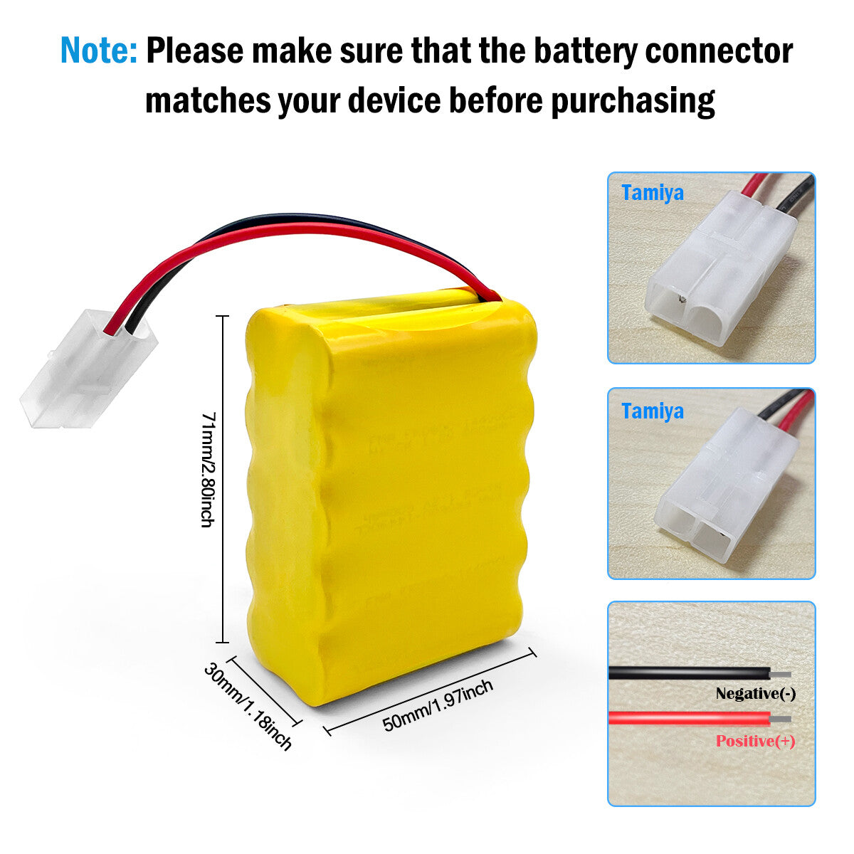 FMA Ni-MH 12V 0.6-2Ah Battery to Luminous Voice Model Toys Emergency Light