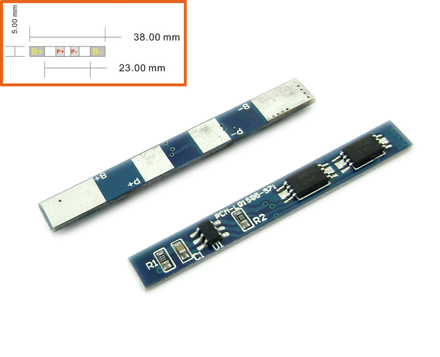 1S 3.6V 3.7V Li-ion Li-Po Battery Protection Circuit Board PCM BMS (Multiple Models Available)