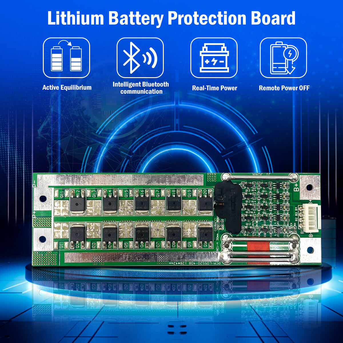 LiFePO4 5S 16V 12S 38.4V Li-Fe Battery Protect Circuit Management Board PCM BMS
