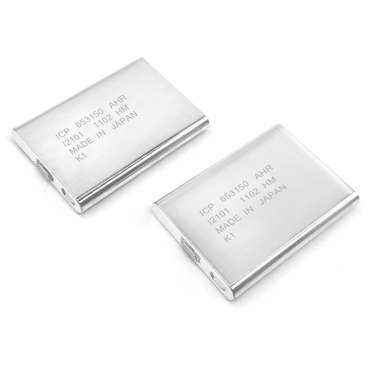 2pcs Square 553450 103450 3.7V Li-ion Battery for Mobile phone MP4 Radio cell