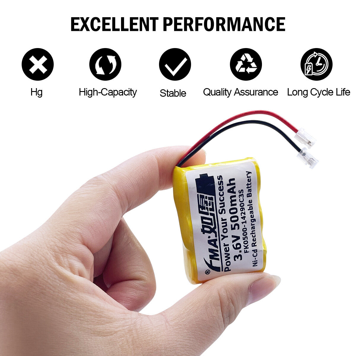 FMA Cordless phone Elton FR300 FRX3 Emergency Radio 3.6V Ni-MH Ni-Cd 500-700mAh Rechargeable Battery