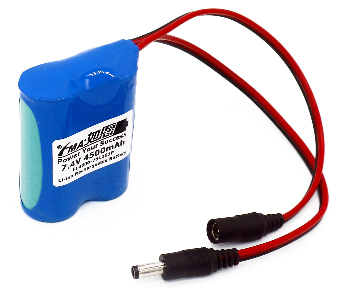 3.7V 7.4V 11.1V 14.8V 4.5-13.5Ah Li-ion Battery to Testing Device LED Bike Light