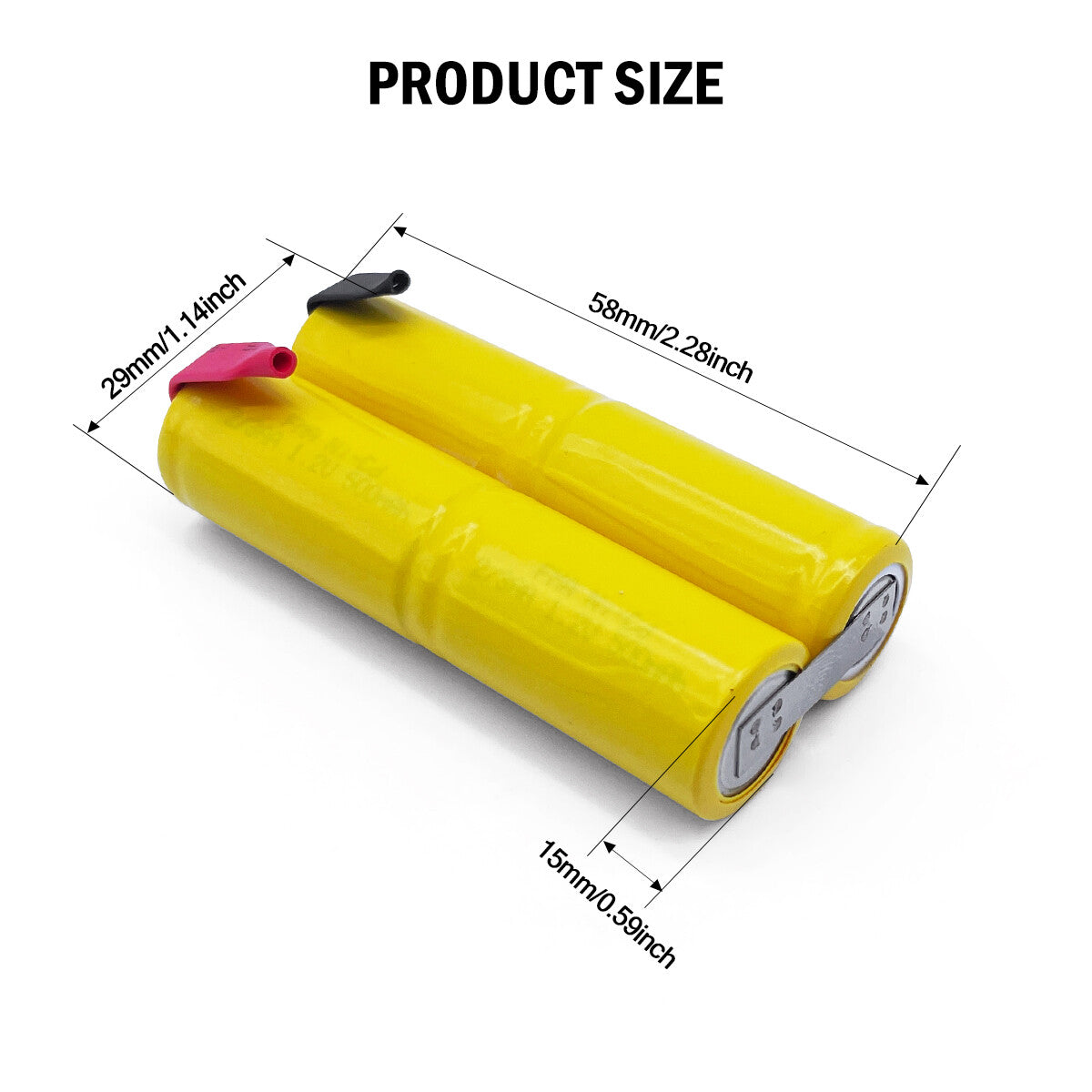Wine Bottle Opener Shaver Razor Hair Removal Ni-MH 4.8V 0.5-0.7Ah Battery