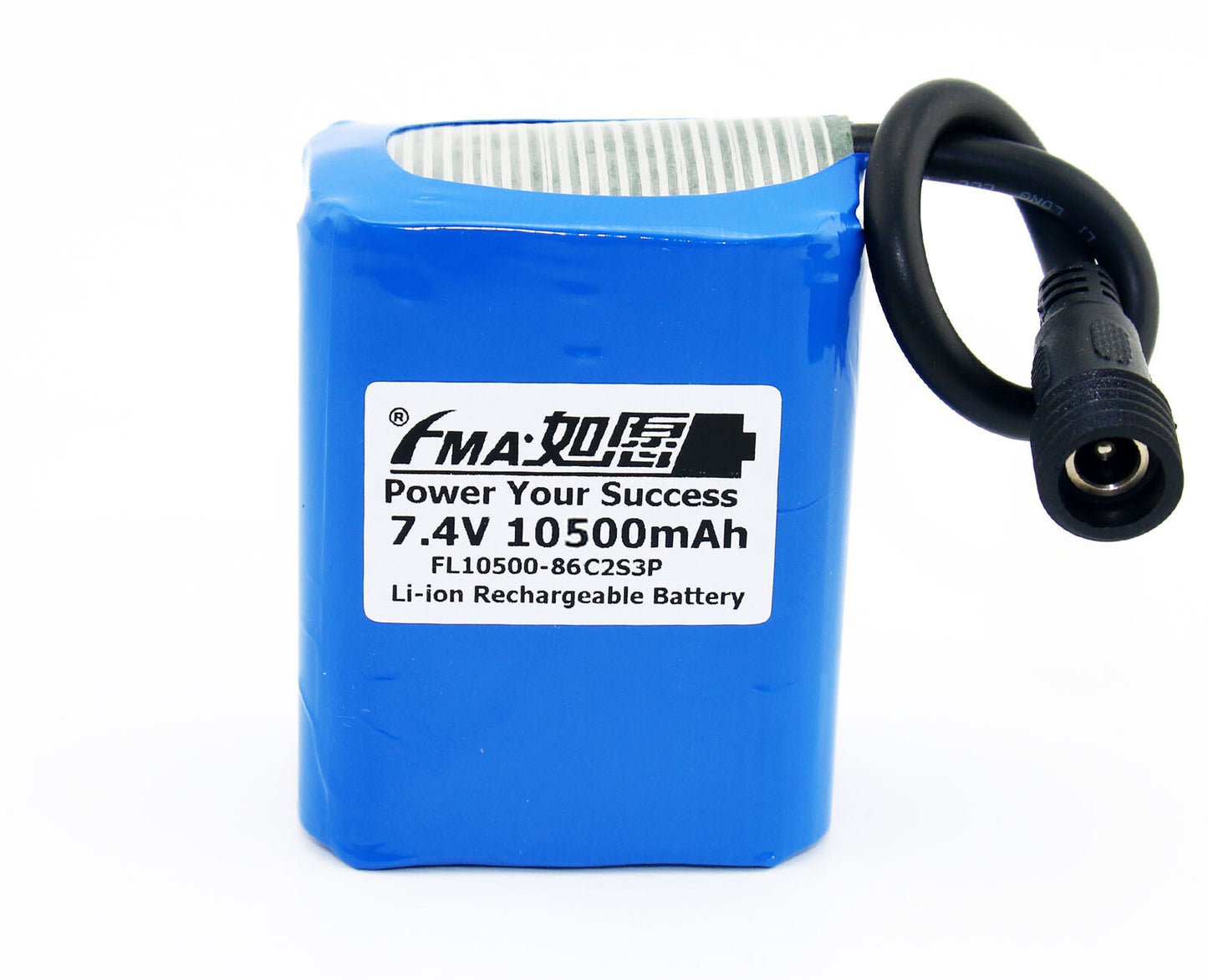 Protected 7.4V 9.9-10.5Ah Li-ion Battery for Bike Light Magic-shine Headlight