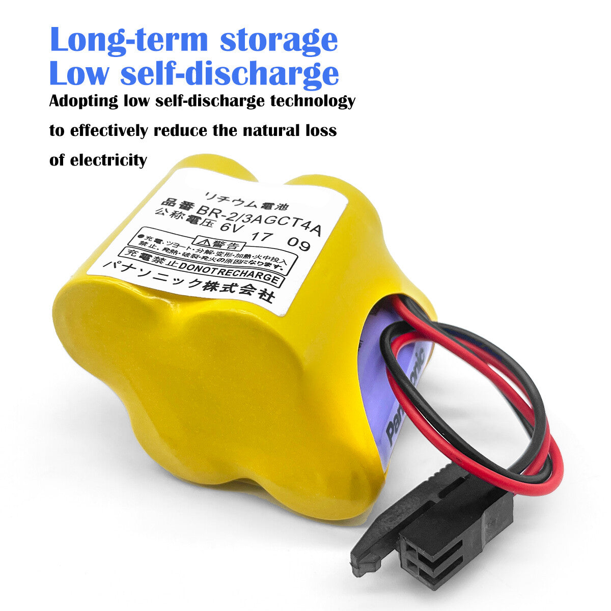 PLC Backup Power 6V Primary Battery BR2/3 AC2P BR-AGCF2W BR-2/3AGCT4A BR-CCF2TH