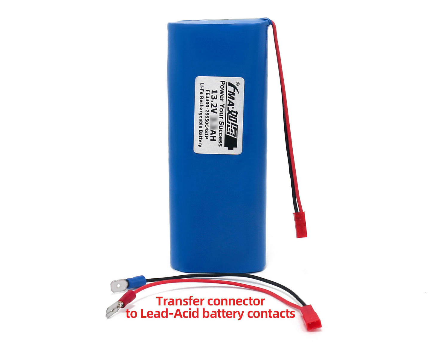 LiFe 13.2V 3.4Ah Battery Replace Lead Acid 12V 2.3AH to WP2.3-12 UPS Loudspeaker