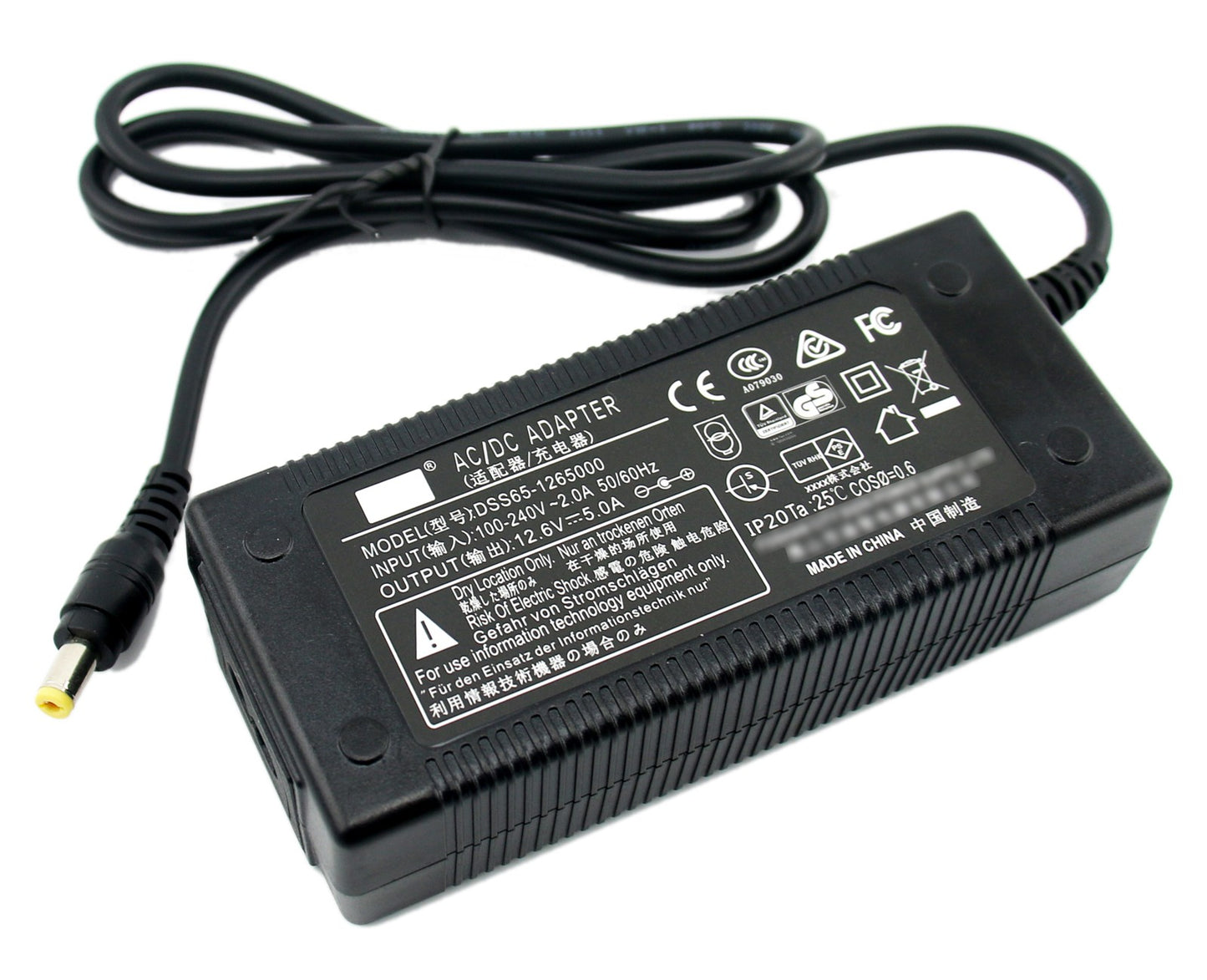 12.6V 5A Li-ion Li-Po battery charger-UNT
