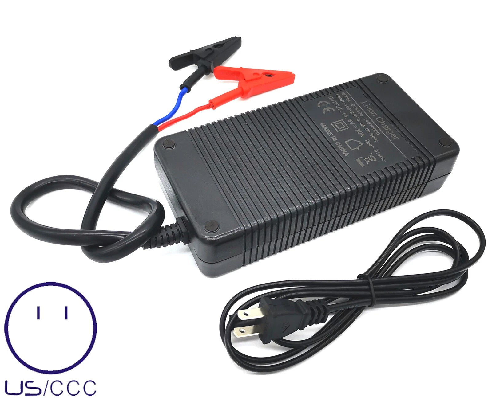 14.6V 20A Li-Fe battery fast smart charger-US