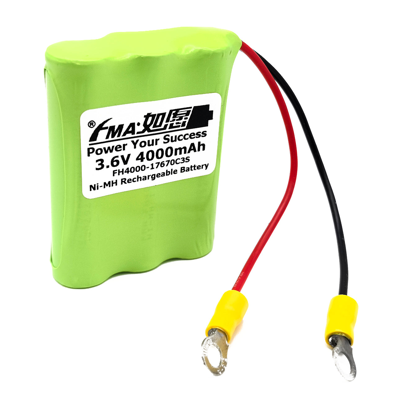 FMA 3.6V 4000mAh Ni-MH Rechargeable Battery Pack 3S for Portable LED Work Light Lamp