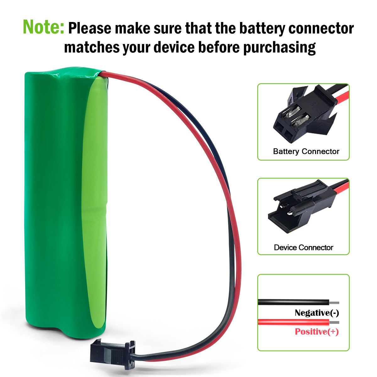 Luminous Voice Toys Baby Video Player Verilux UV 4/5AA 4.8V 1200mAH NiMH Battery