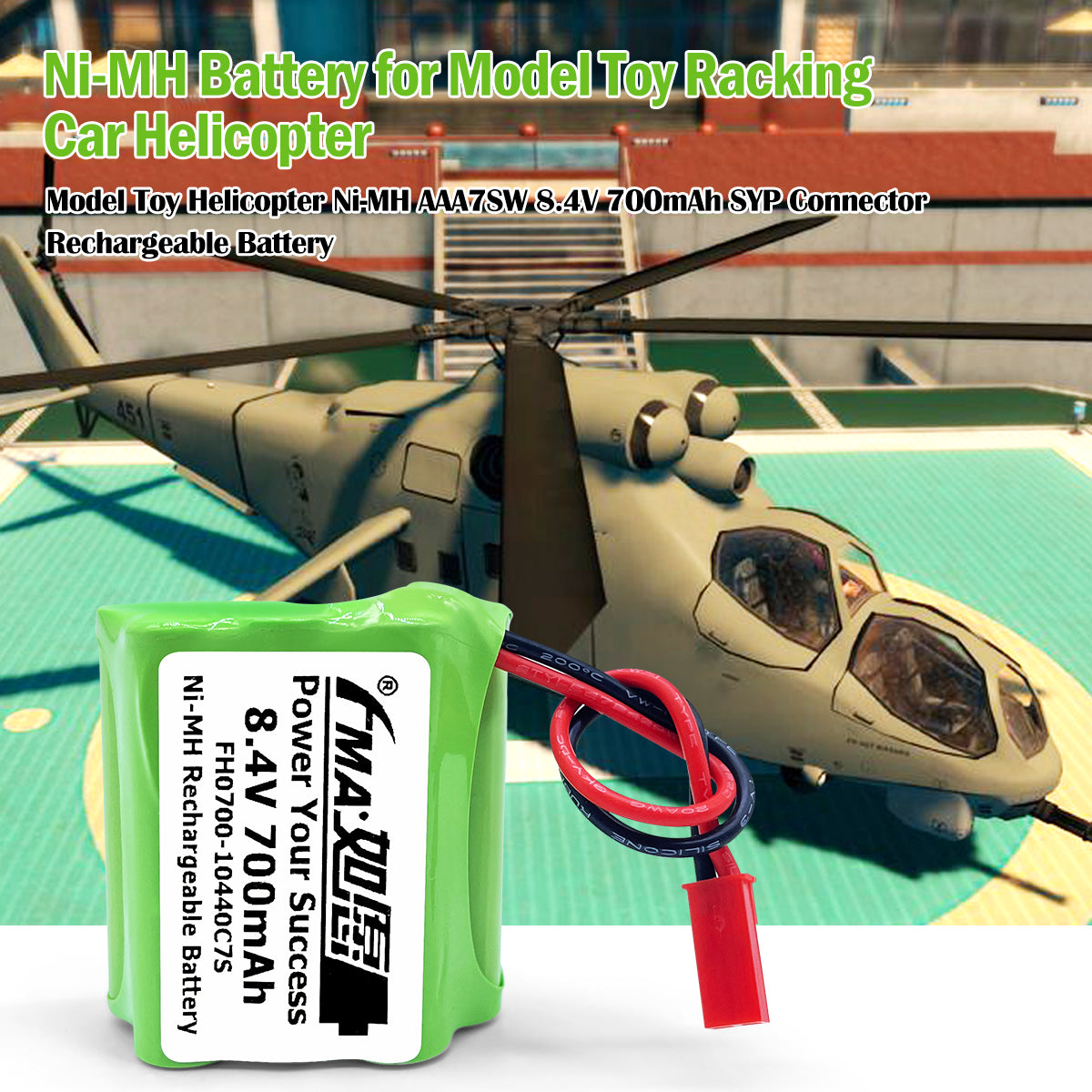 Ni-MH battery 8.4V 700mAh-Wide application
