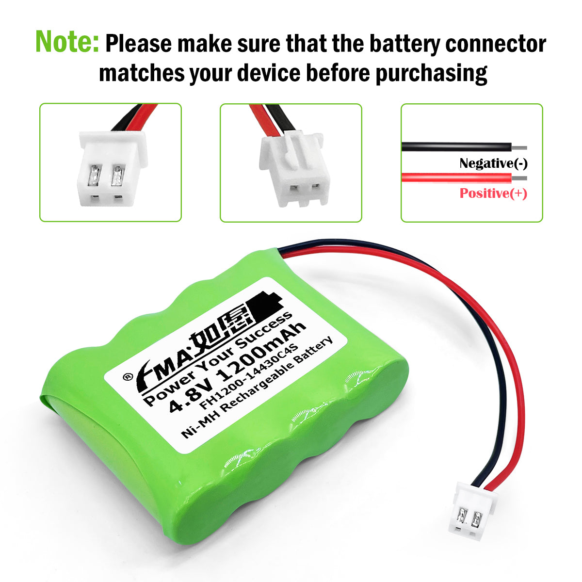 Luminous Voice Toys Baby Video Player Verilux UV 4/5AA 4.8V 1200mAH NiMH Battery