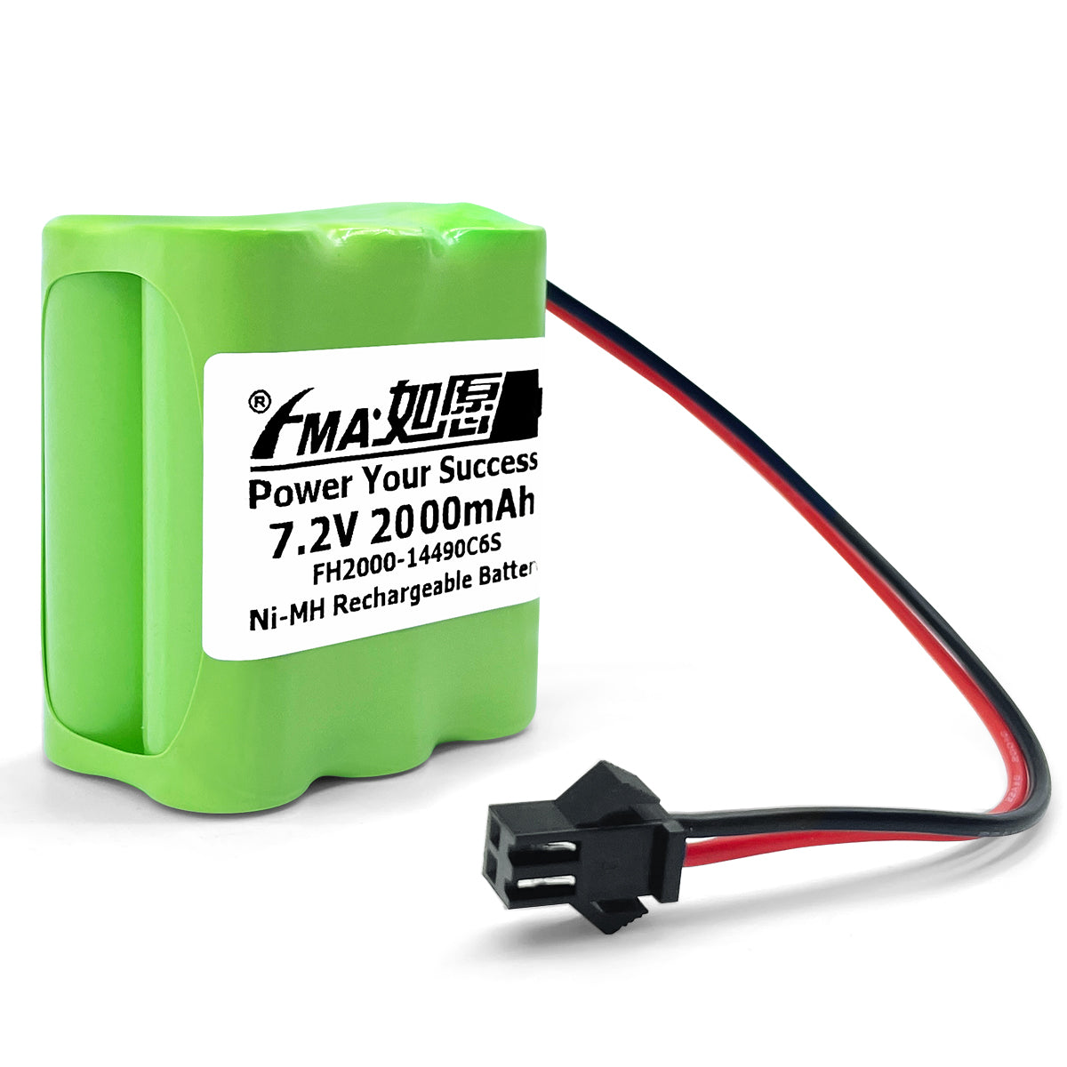 7.2V Ni-MH/Ni-Cd Rechargeable Battery Pack 600-2000mAh for RC Car Boat Model Toy | SMP / Tamiya Connector