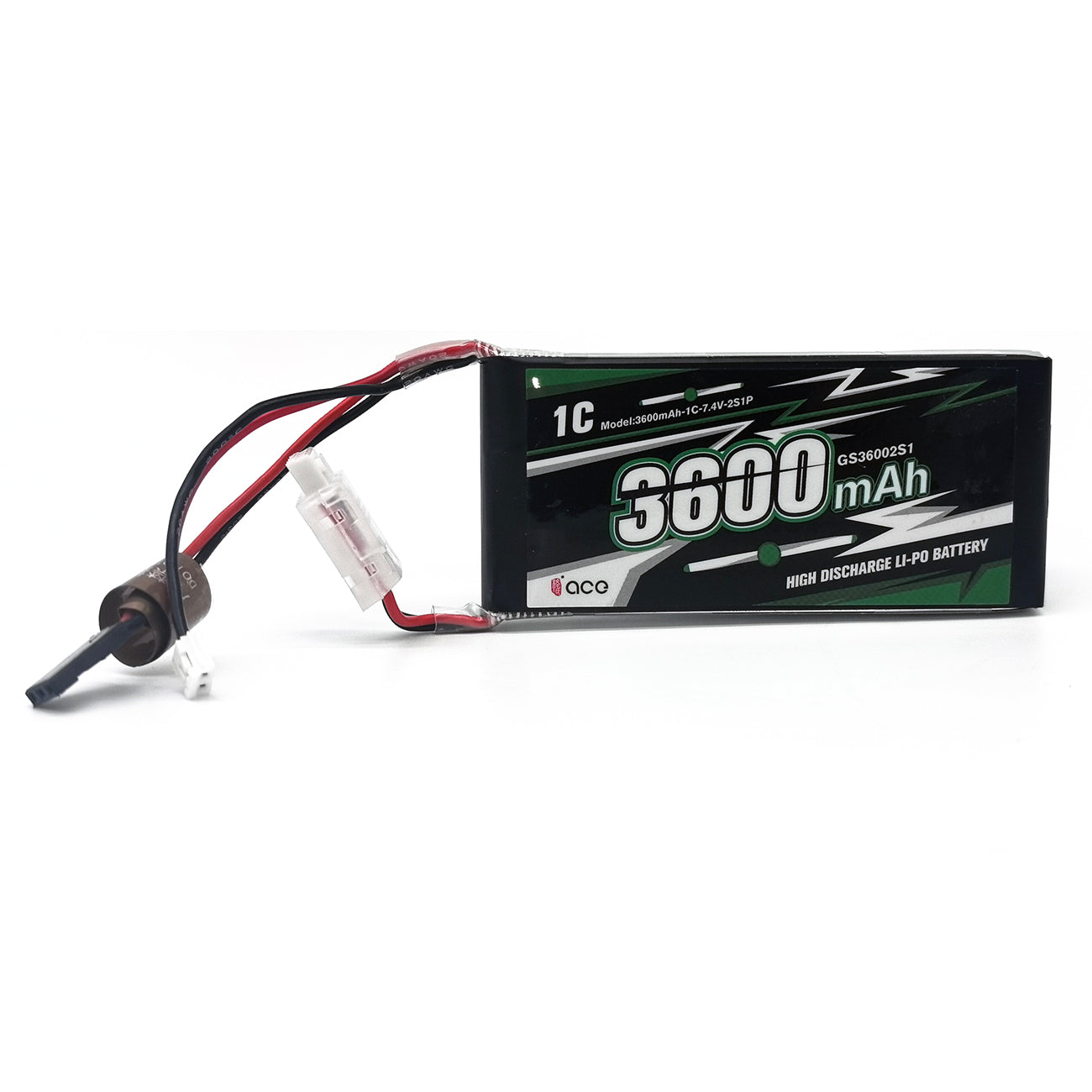 FMA ACE 7.4V 2400/3600/5000mAh Li-Po Battery for Futaba RC Receiver TX RX T8FG | 2S1P Rechargeable