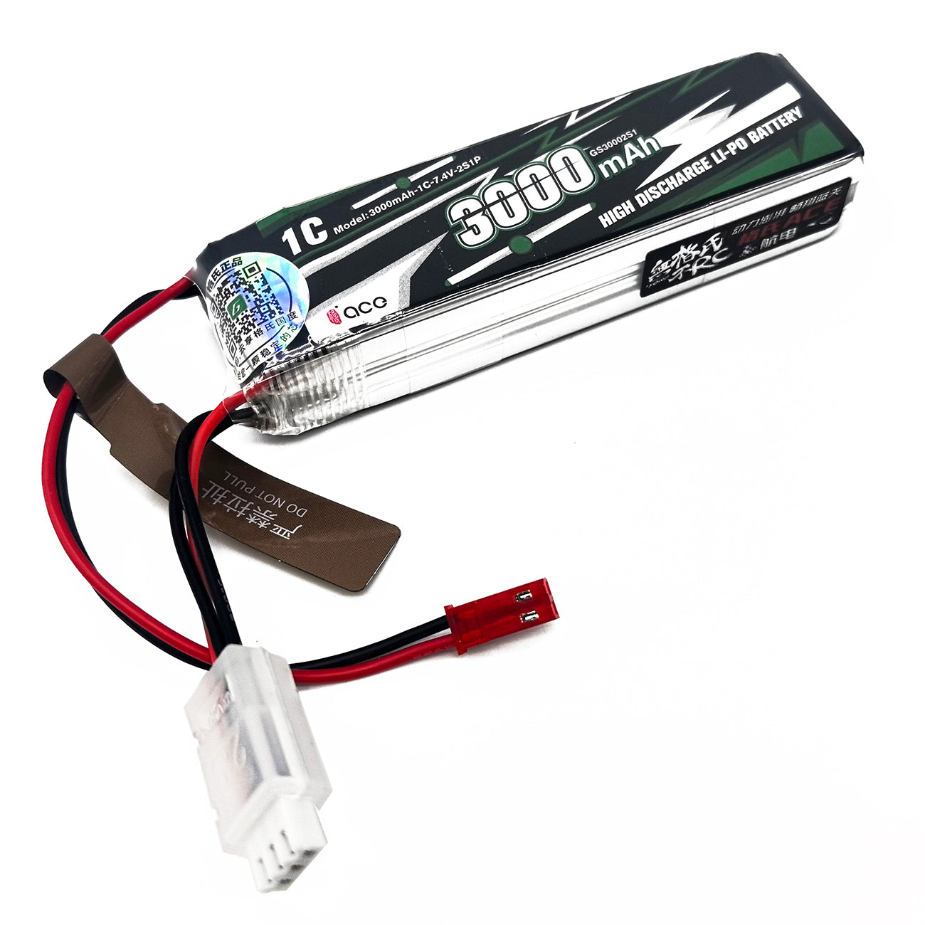 FMA ACE 7.4V Li-Po Battery for Drone TX RX Receiver FS-ST8 G7P GT5 RC Remote Control Airplane