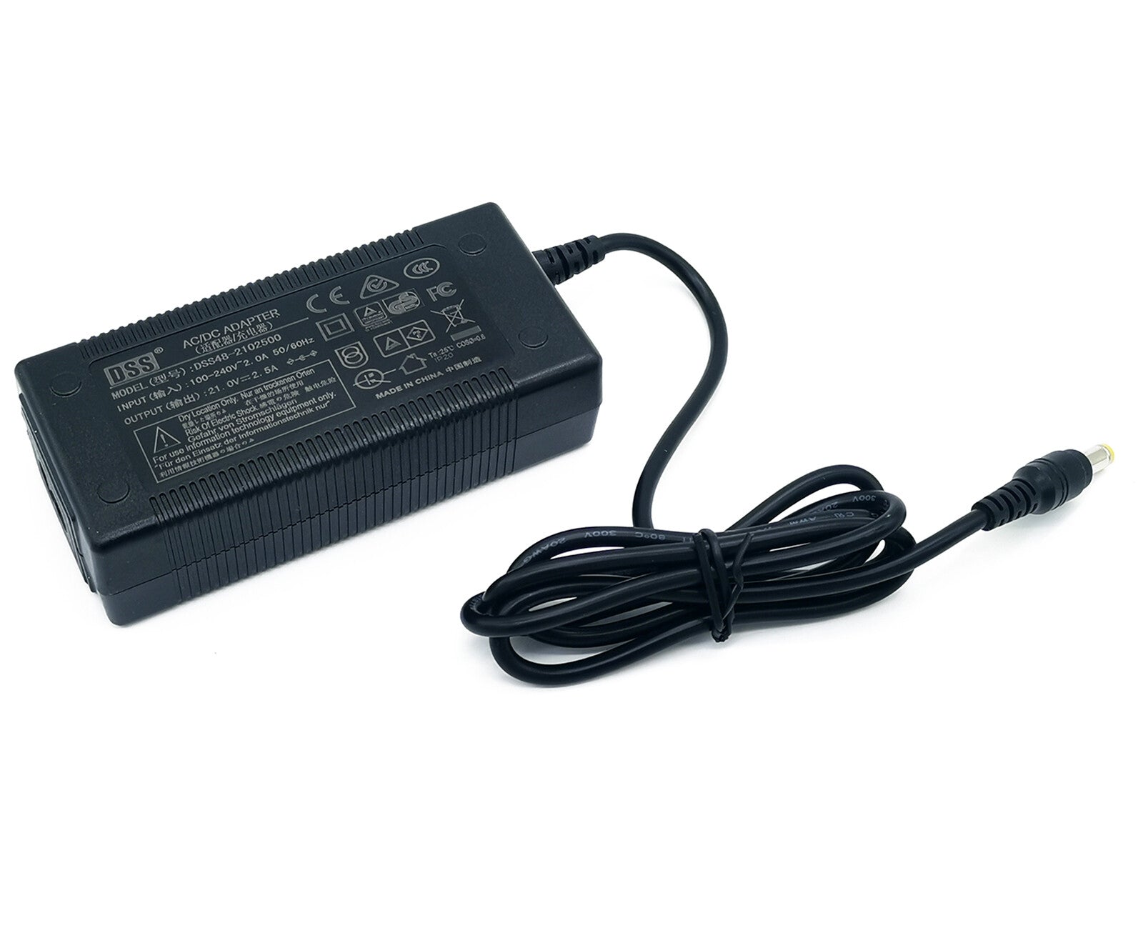 21.0V Li-ion Li-Po battery charger-Label