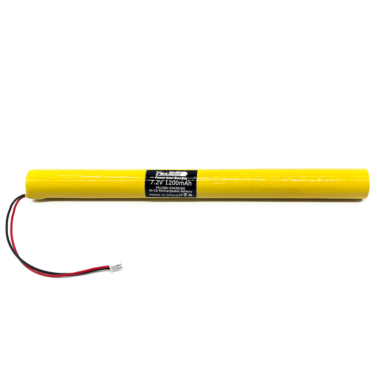 7.2V Ni-MH Ni-Cd Rechargeable Battery for Stairwell Staircase Exit LED Emergency Lighting Battery Backup