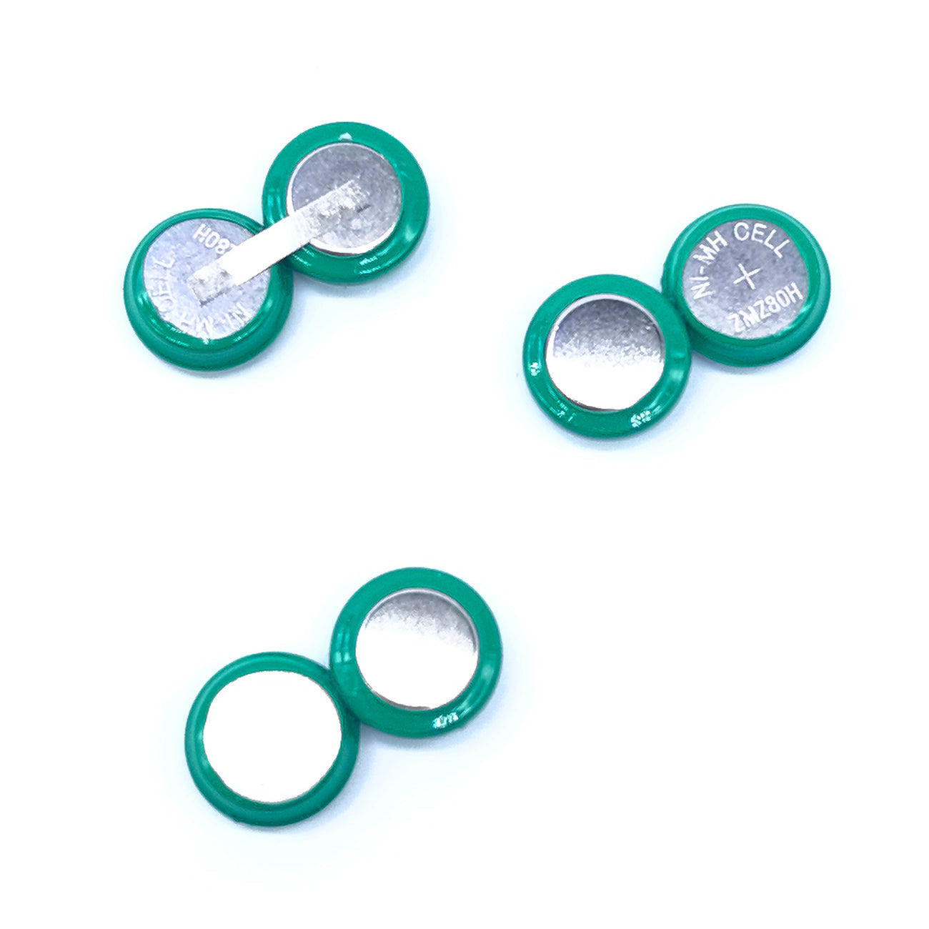 FMA Battery Ni-MH battery Button pack 2.4V 80mAh 2SB-connected in series