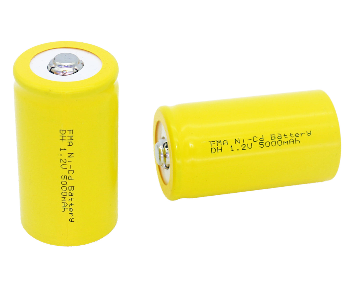 2× Ni-Cd 1.2V Rechargeable Battery – Size C 2500mAh / Size D 5000mAh | Flashlight, Water Heater, Gas Stove