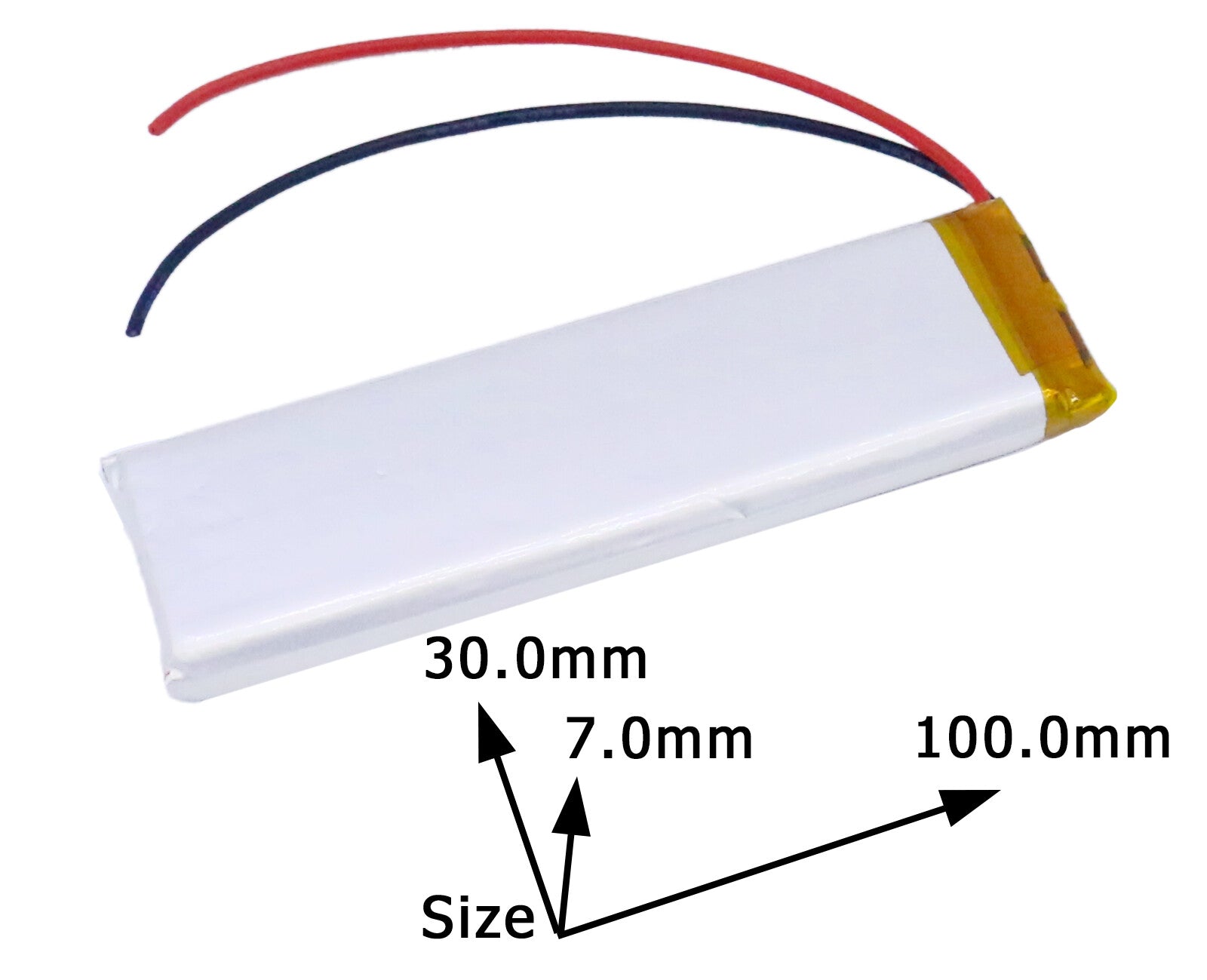 3.7V Li-Po battery-2.5AH 7030100 size