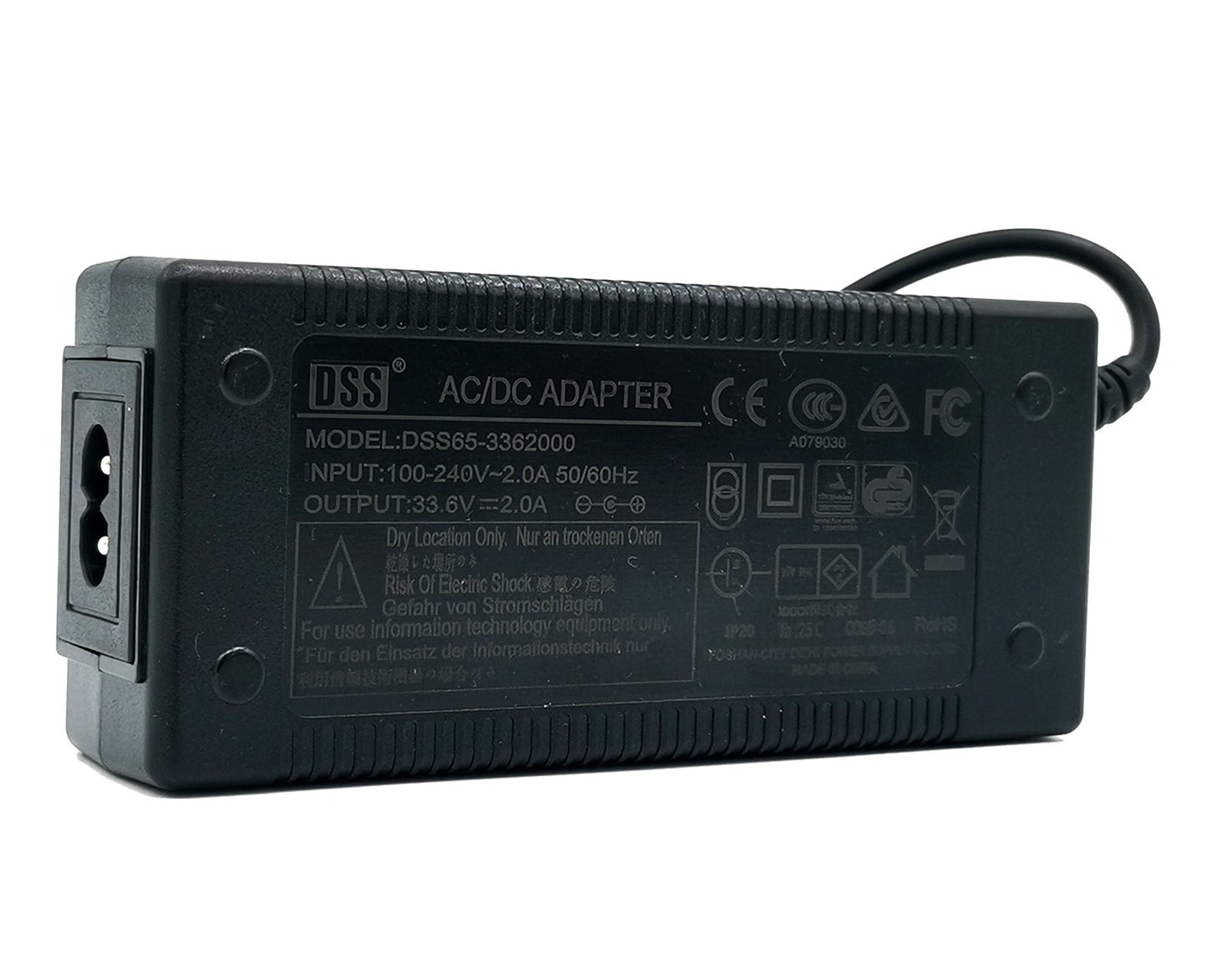 33.6V 2A Li-ion Li-Po battery charger