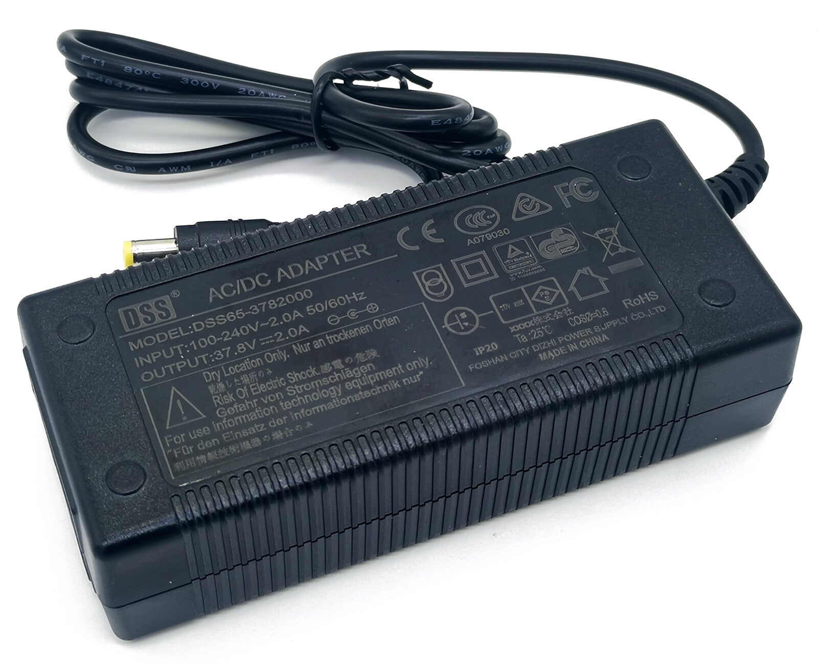 37.8V 2A Li-ion Li-Po battery charger- overview