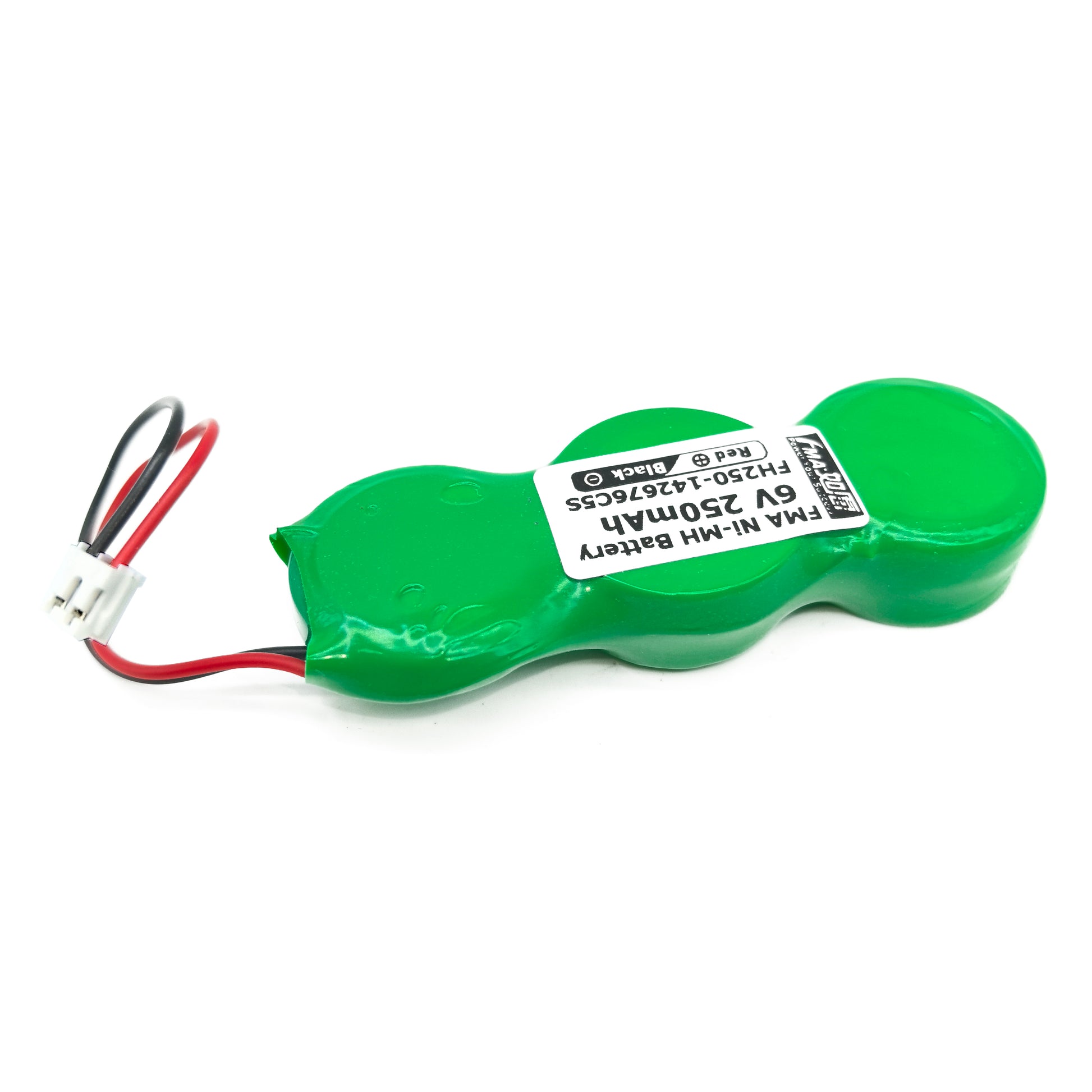 FMA Battery Ni-MH battery Button pack 6V 250mAh 5SO-3D view
