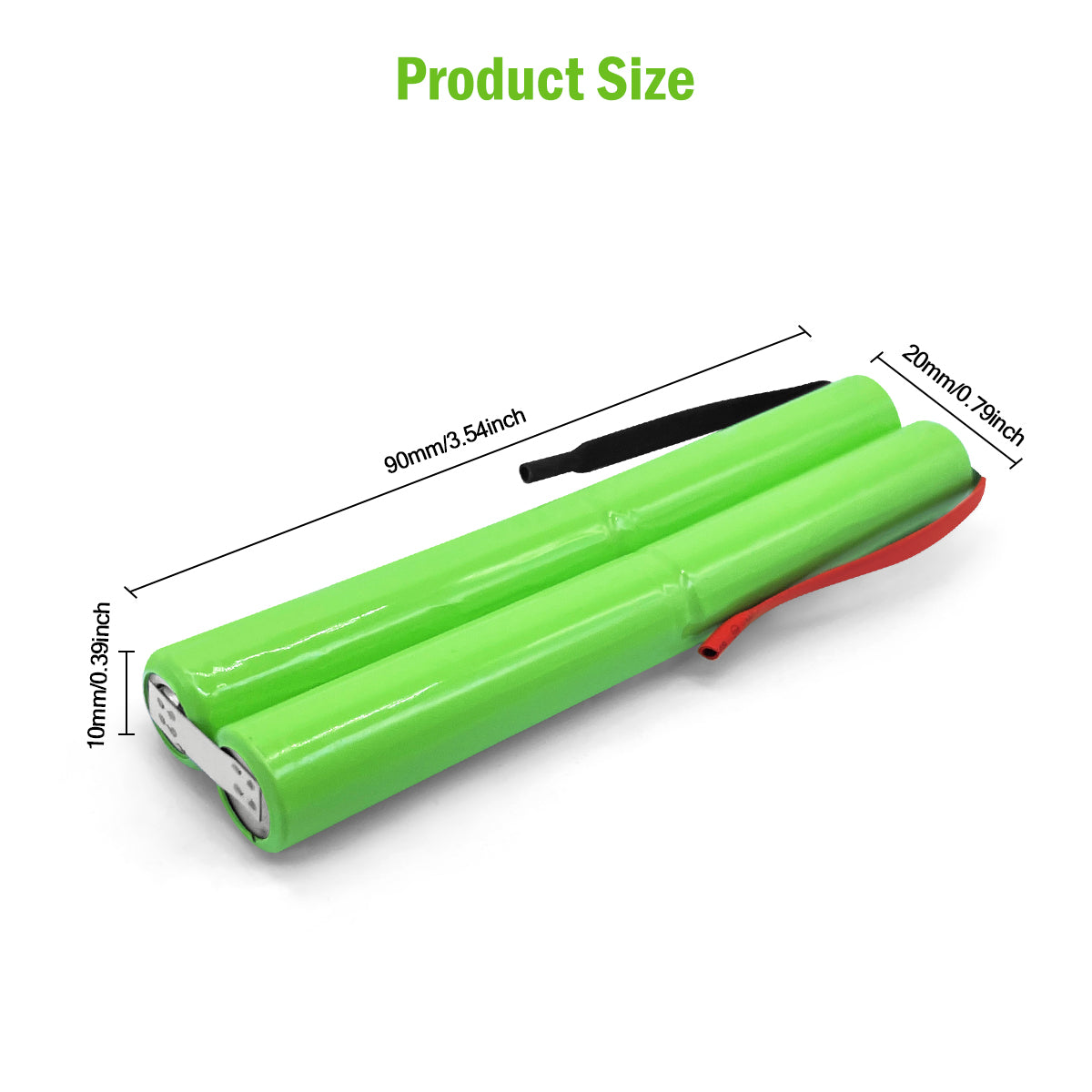 FMA Battery Ni-MH battery 10440C4SH 4.8V 700mAh-Size
