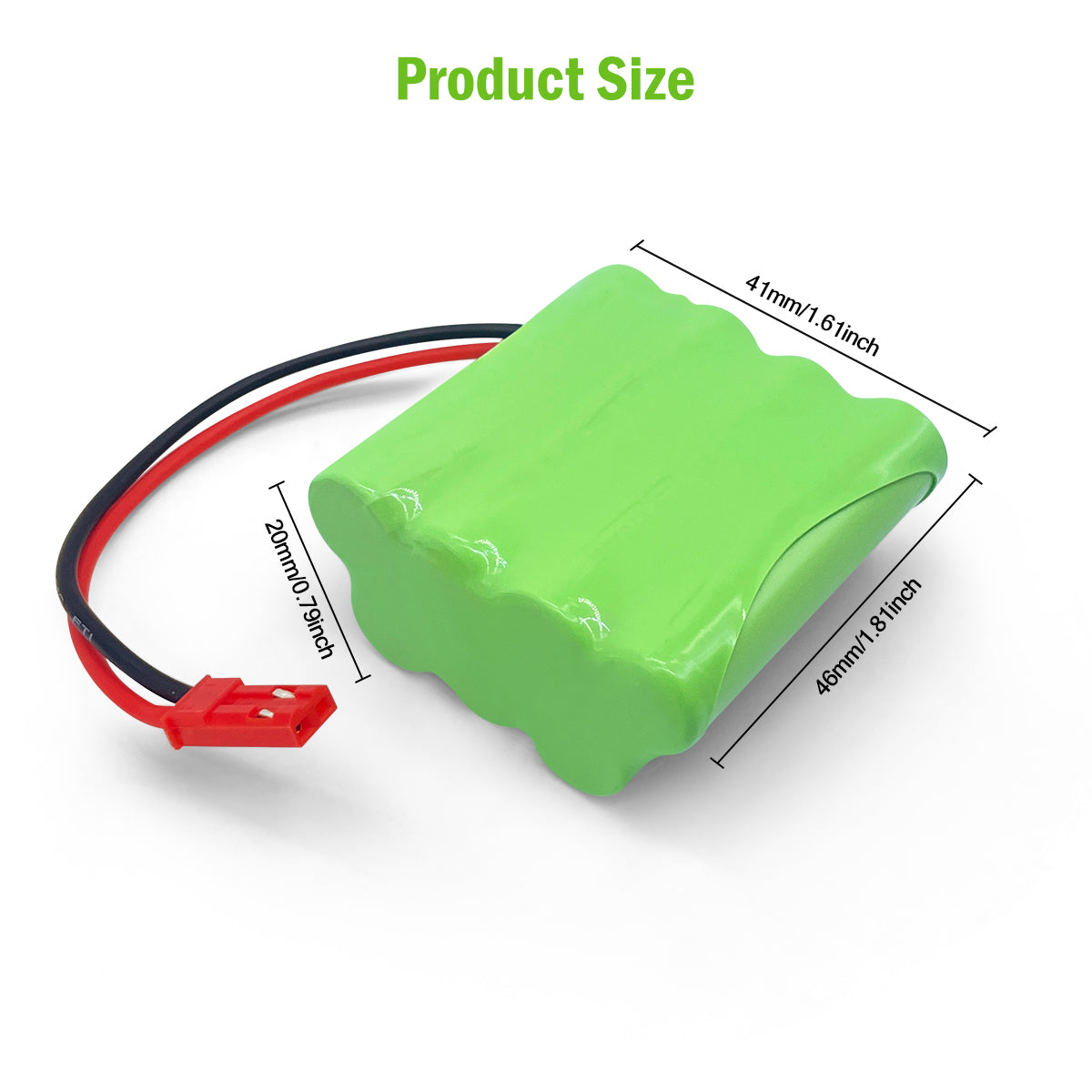 Ni-MH battery 8.4V 700mAh-Size
