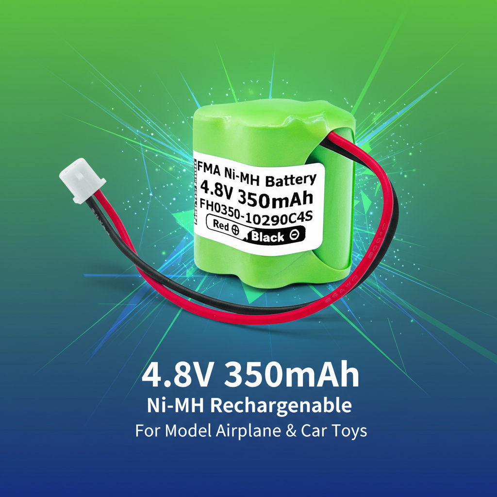 4.8V 350mAh Ni-MH Battery Poster