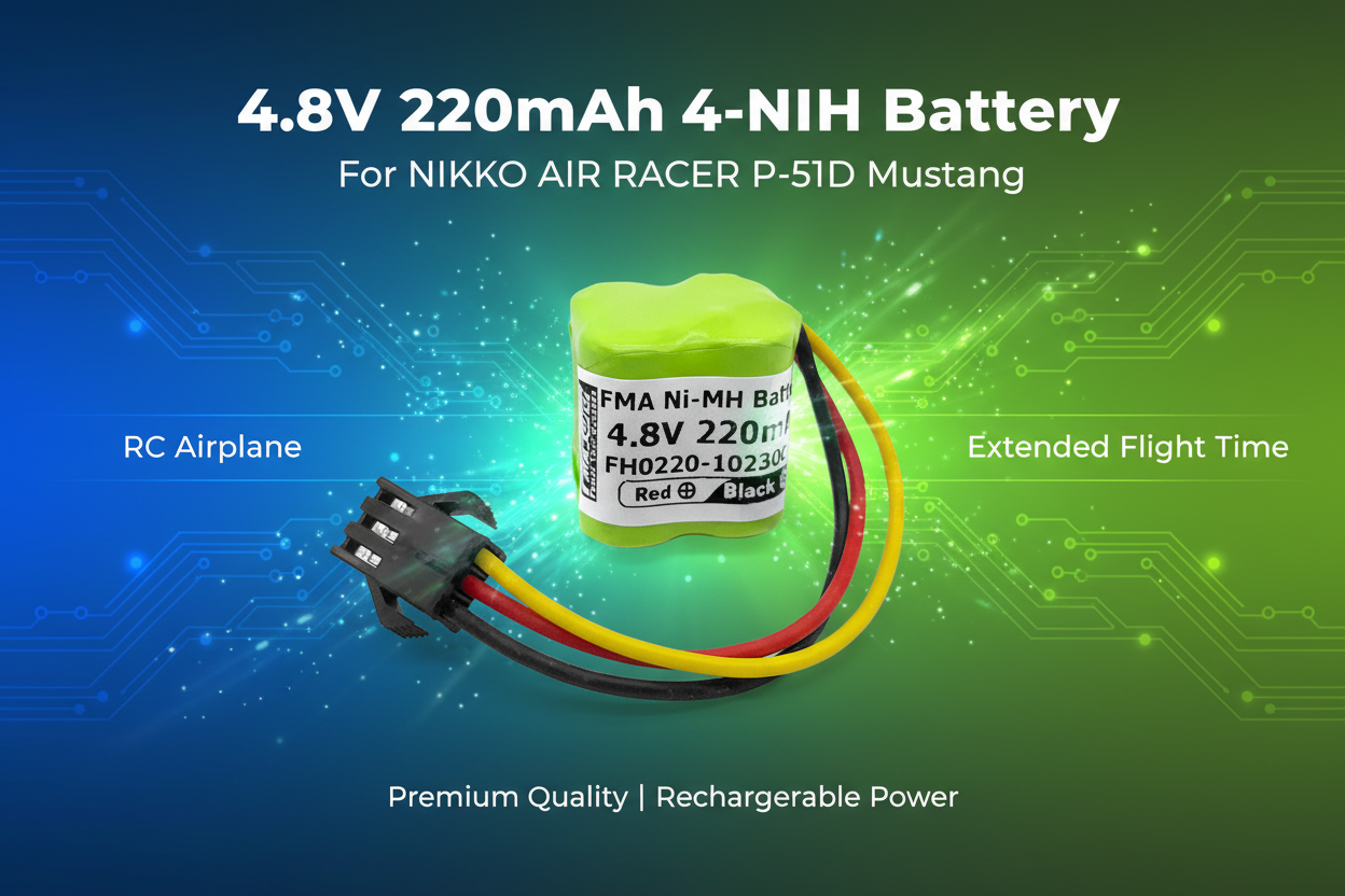 4.8V NIKKO RC Battery Promotional Poster
