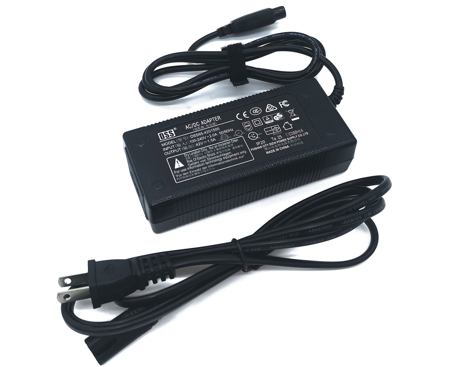 42V 1.5A Li-ion Li-Po battery charger- US