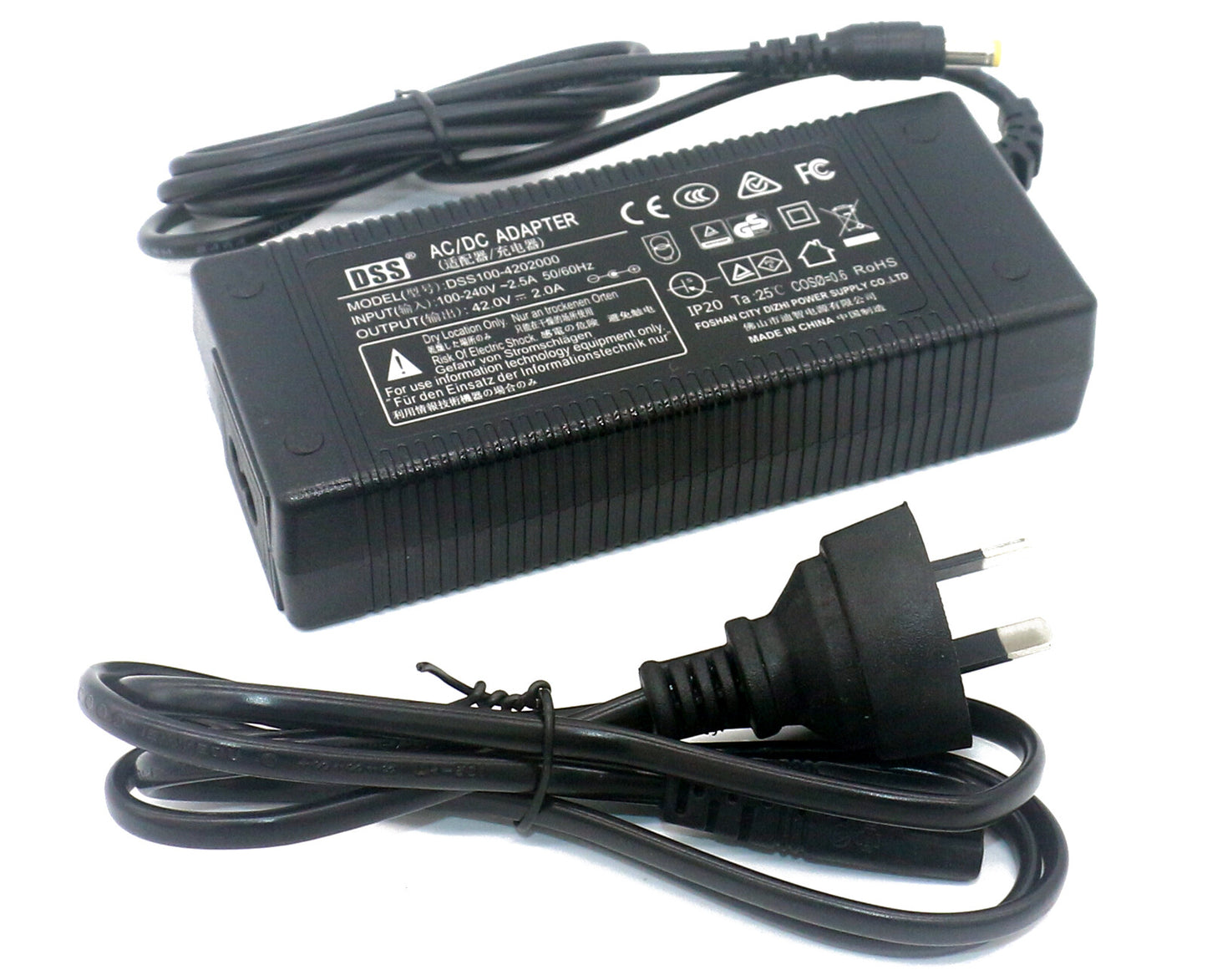 42V 2A Li-ion Li-Po battery charger- AU