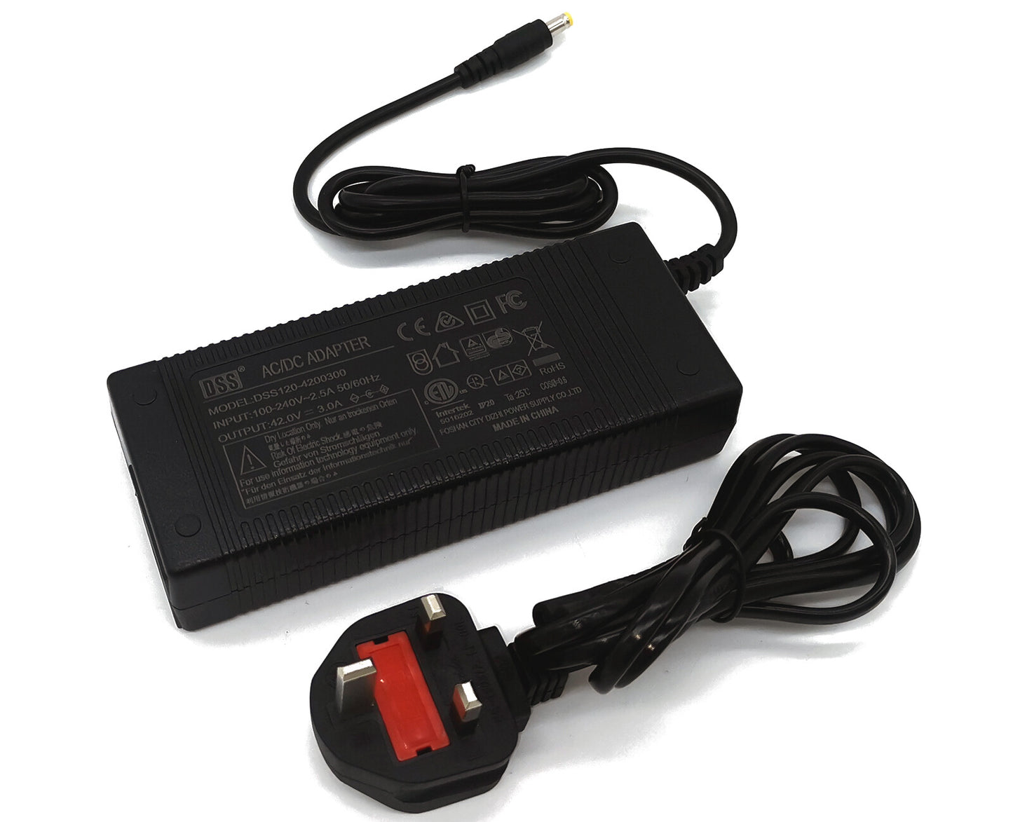 42V 3A Li-ion Li-Po battery charger-UK