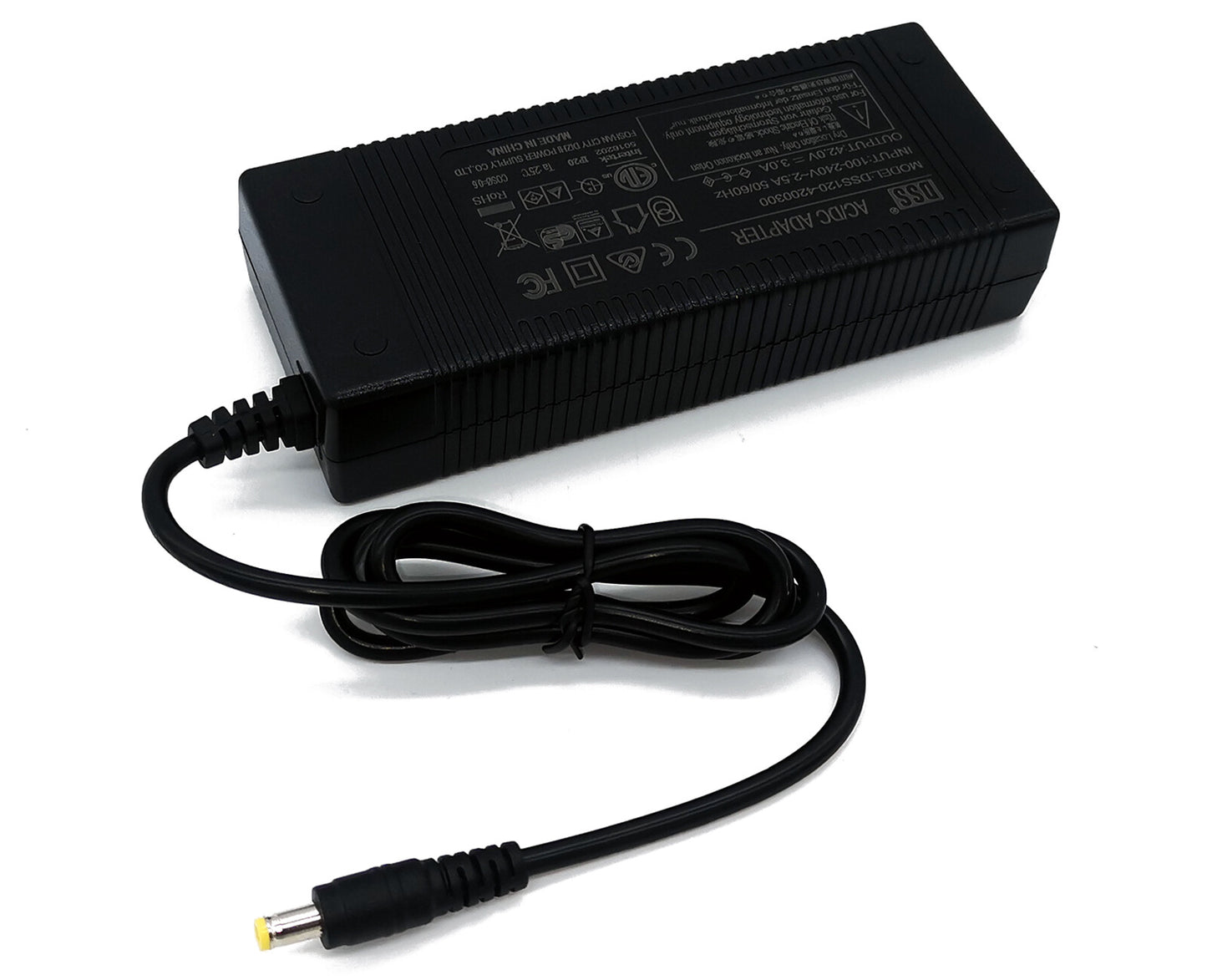 42V 3A Li-ion Li-Po battery charger- DC 5.5/2.1mm plug
