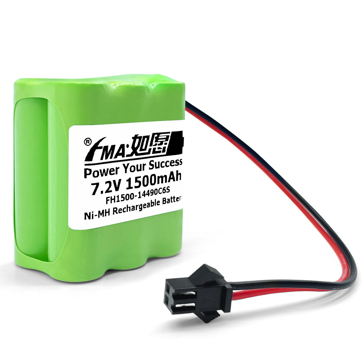 7.2V Ni-MH/Ni-Cd Rechargeable Battery Pack 600-2000mAh for RC Car Boat Model Toy | SMP / Tamiya Connector
