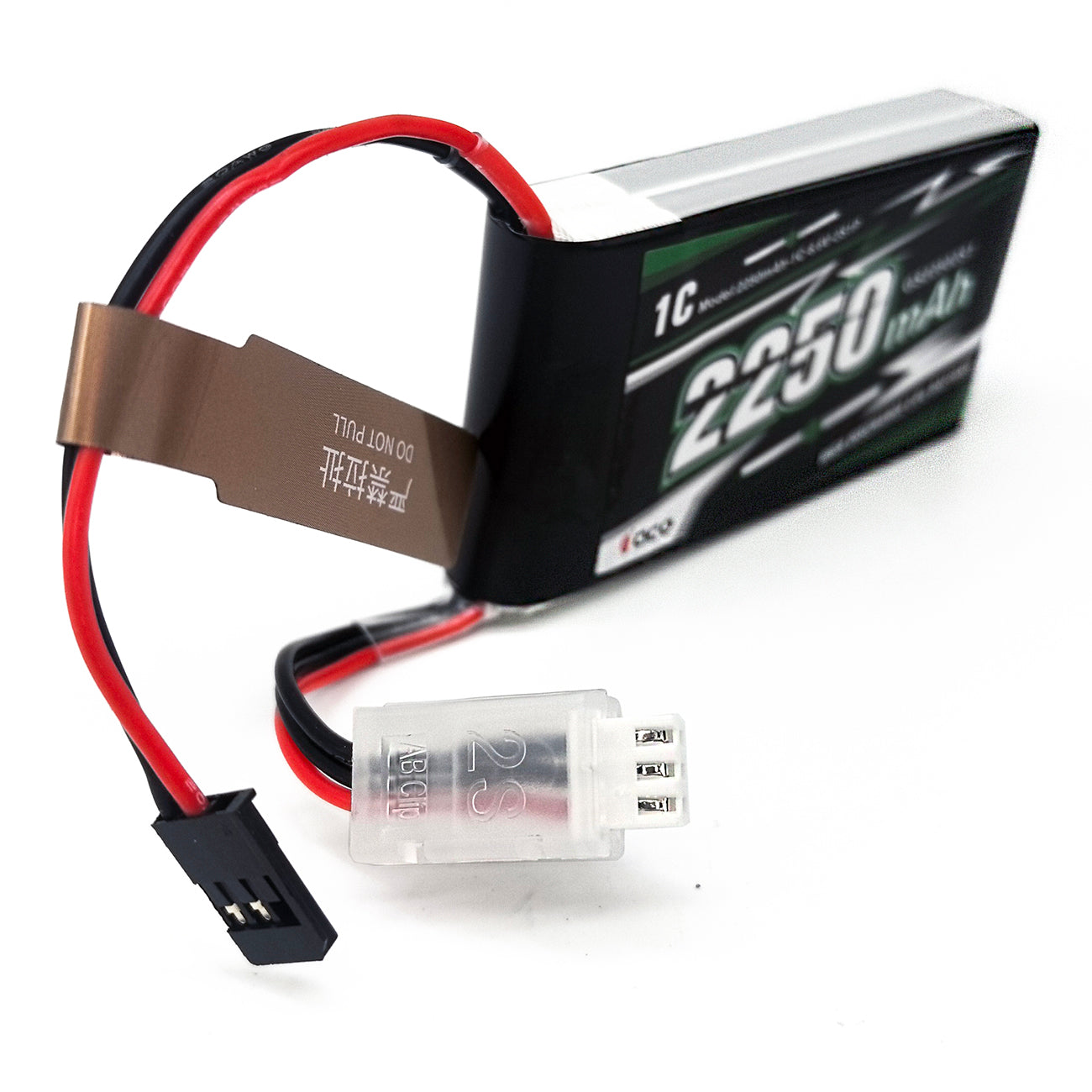 FMA ACE 6.6V 2250mAh Li-Fe Battery for RC Receiver Futaba 14SG 18SZ 10J T8J LiFePO4 2S1P Rechargeable